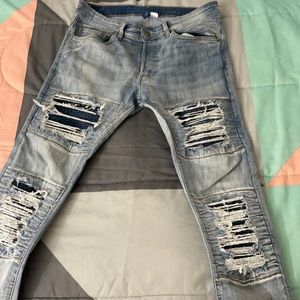 Men’s H&M Ripped Skinny Jeans 32/32